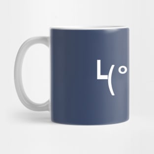 To the Moon Guy (white) Mug